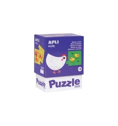 SCHOOLPACK 72 PUZZ DUO ANIMAUX