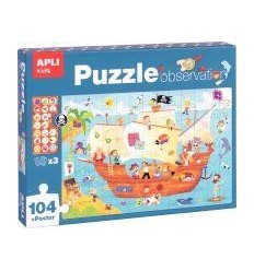 PUZZ OBSERV 104P BATEAU PIRATE 2