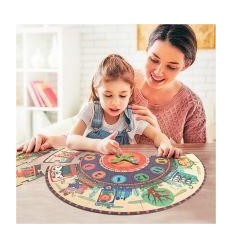 PUZZLE ROND HORLOGE CRT 25P 2