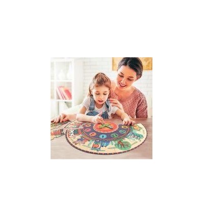 PUZZLE ROND HORLOGE CRT 25P