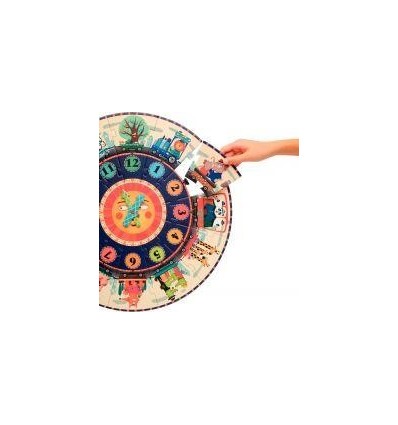 PUZZLE ROND HORLOGE CRT 25P