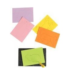 LOT 18CARTES ANIMAUX A PIQUER 2