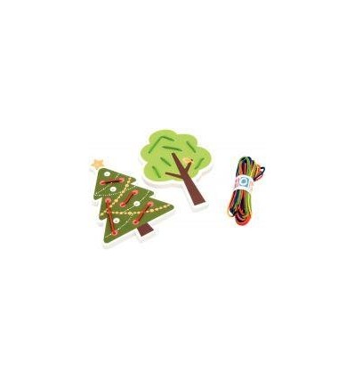 LOT 2 ARBRES A LACER +10LACETS