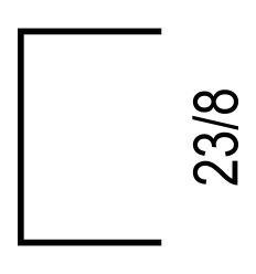 BTE 1000 AGRAFE 23/8