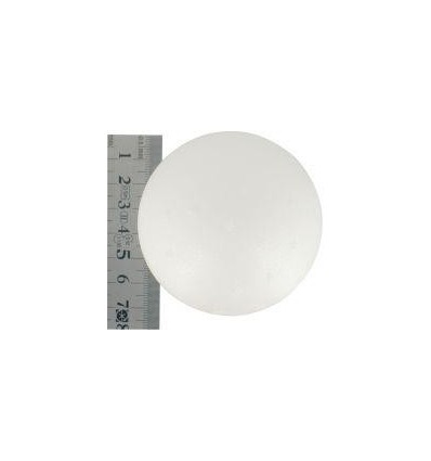 LOT 5 BOULE STYROPOR DIA7CM