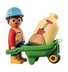 OUVRIER AVEC BROUETTE 1-2-3