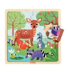 PUZZLE BOIS 16P LA FORET