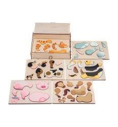 COFF 6 PUZZ MAGNET ANIM FERME