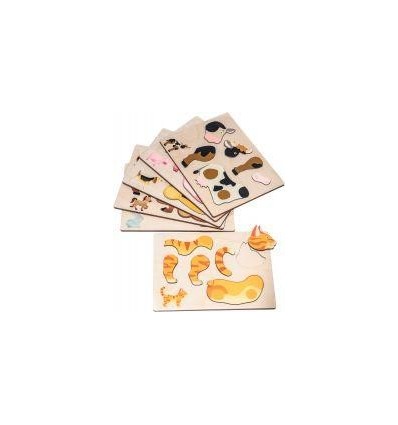 COFF 6 PUZZ MAGNET ANIM FERME