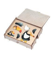 COFF 6 PUZZ MAGNET OISEAUX