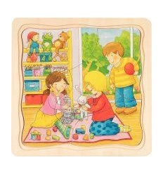 PUZZ 4 NIV BOIS MA JOURNEE 20P 2