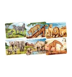 LOT 18 PUZZ 24P ANIMO DU MONDE