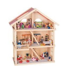 GRANDE MAISON POUPEE VIDE 3NIV