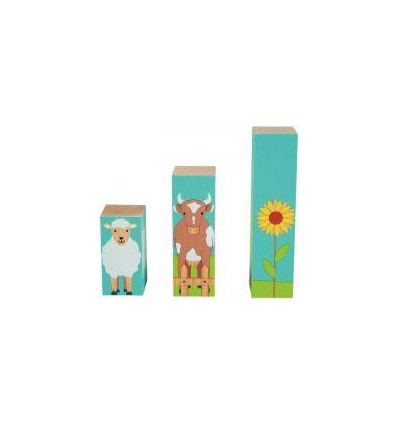 PUZZLE BLOCS 3D LA FERME