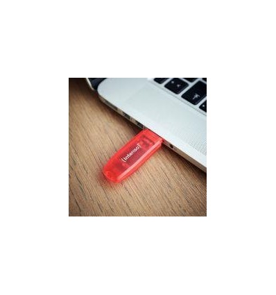 CLE USB2.0 INTENSO RAINBO128GO