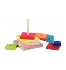 PYRAMIDE BOIS MULTICOL A EMPIL 2