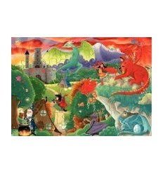 PUZZ BOIS 50P LES DRAGONS 2