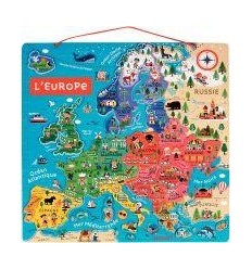 PUZZLE 40P EUROPE MAGNETIQUE