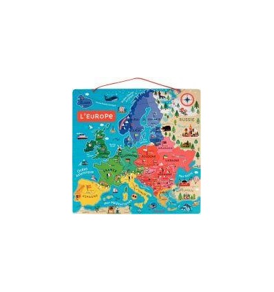 PUZZLE 40P EUROPE MAGNETIQUE