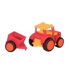 TRACTEUR + REMORQUE 30X17X20CM