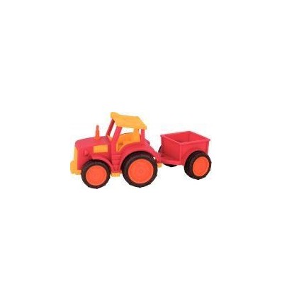 TRACTEUR + REMORQUE 30X17X20CM