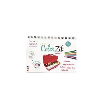LIVRE CD COLORZIK PIANOT
