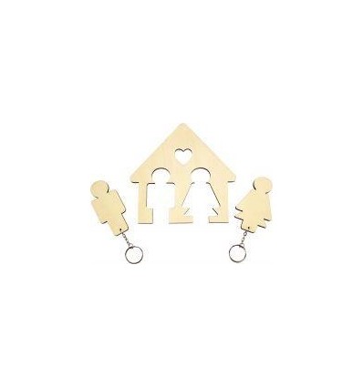 RANGE CLES MAISON BOIS A SUSP