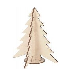 LOT10 PLANCHE SAPIN EN BOIS 3D