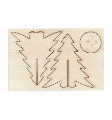 LOT10 PLANCHE SAPIN EN BOIS 3D 2