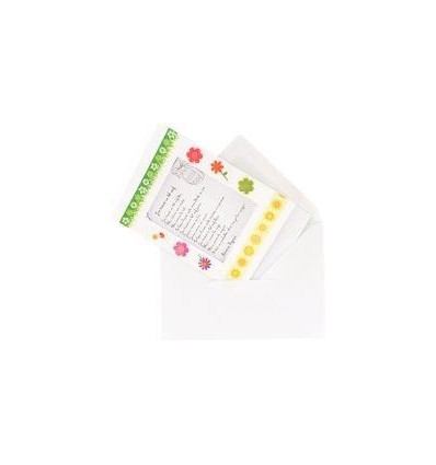 KIT 100 CARTE PASSEPARTOUT+ENV