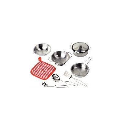 SET DINETTE METAL 9 PCS ASS