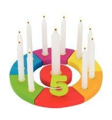 COURONNE ANNIVERSAIRE 10BOUGIE