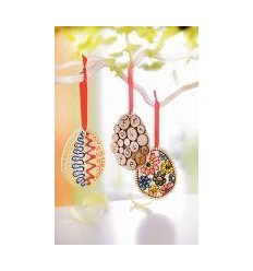 LOT 24 SUSPENSION OEUF GM BOIS