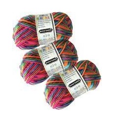 LOT 3 PELOTES LAINE ARC ENCIEL