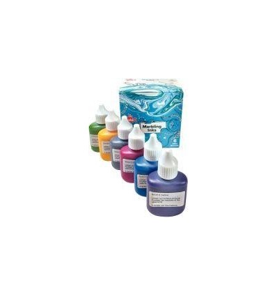 KIT MARBLING 6FL 25ML METAL