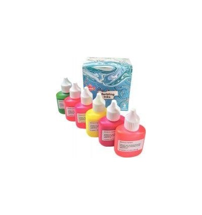 KIT MARBLING 6FL 25ML FLUO