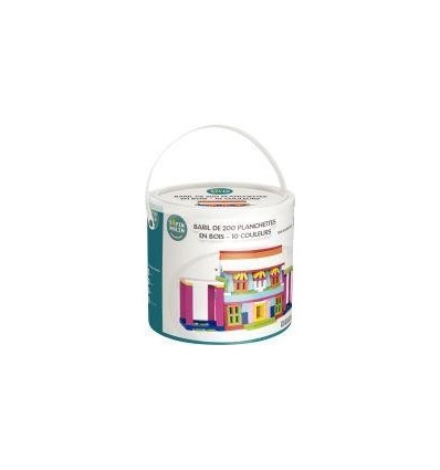 BARIL 200 PLANCHET BOIS COUL