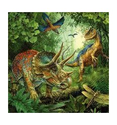 LOT 3 PUZZ CRT 49P DINOSAURES