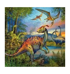 LOT 3 PUZZ CRT 49P DINOSAURES 2