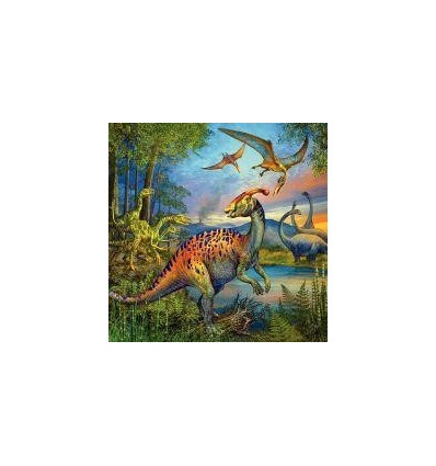 LOT 3 PUZZ CRT 49P DINOSAURES