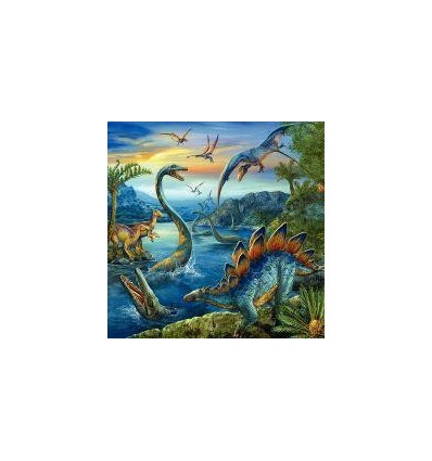 LOT 3 PUZZ CRT 49P DINOSAURES