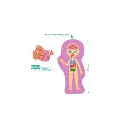 LOT 3 PUZZLE 11P CORPS HUMAIN