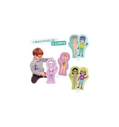 LOT 3 PUZZLE 11P CORPS HUMAIN