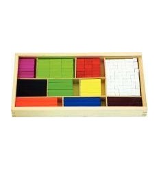 COFFRET 308REGLETTE BOIS 10COU 2