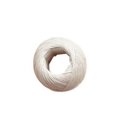 PEL 100G FICELLE LIN POLI BLC