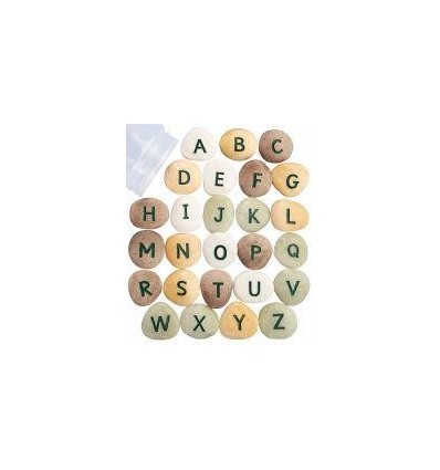 BARIL 26GALET ALPHABET MAJUSC