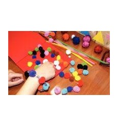 SAC 100 POMPON A TROU COUL ASS