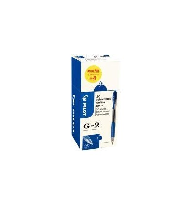 ECOPACK 20STYLO G2 BLEU DT4GR