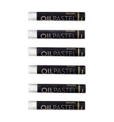 BTE 6 PASTEL HUILE ARGENT 11MM 2