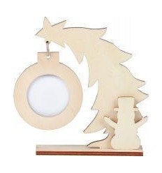 LOT 5 PORTE PHOTO NOEL EN BOIS